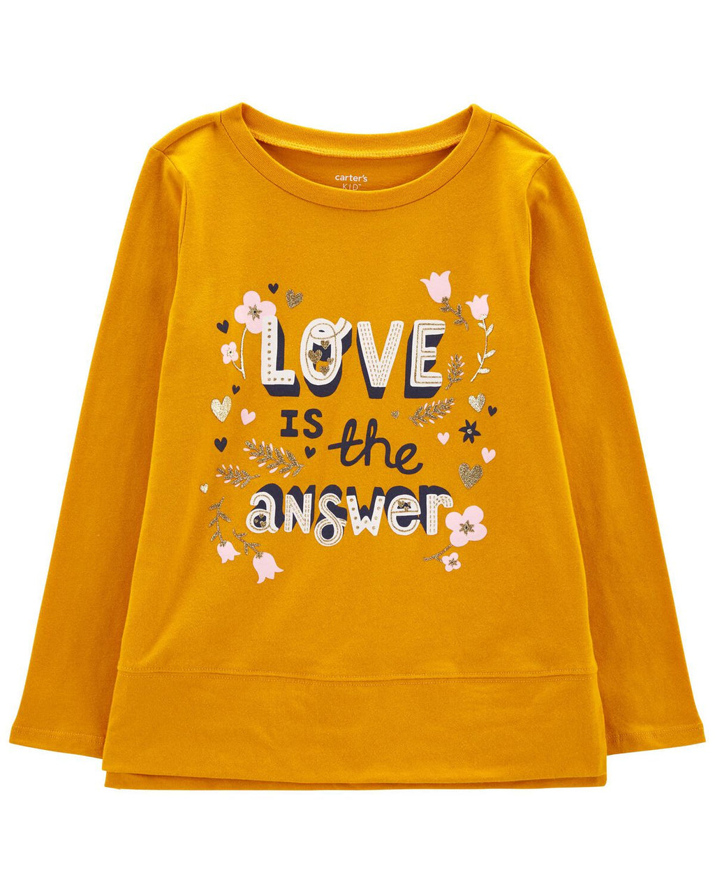 Blusa manga larga  amarilla