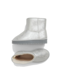 Botas metalizado plateado