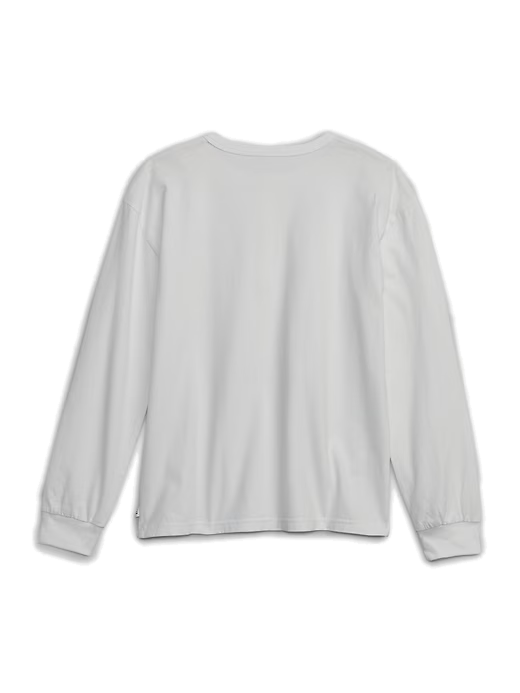Camiseta basica blanca manga larga