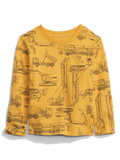Camiseta tipo Henley con bolsillo para bebé