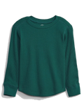 Saco waffle verde oscuro