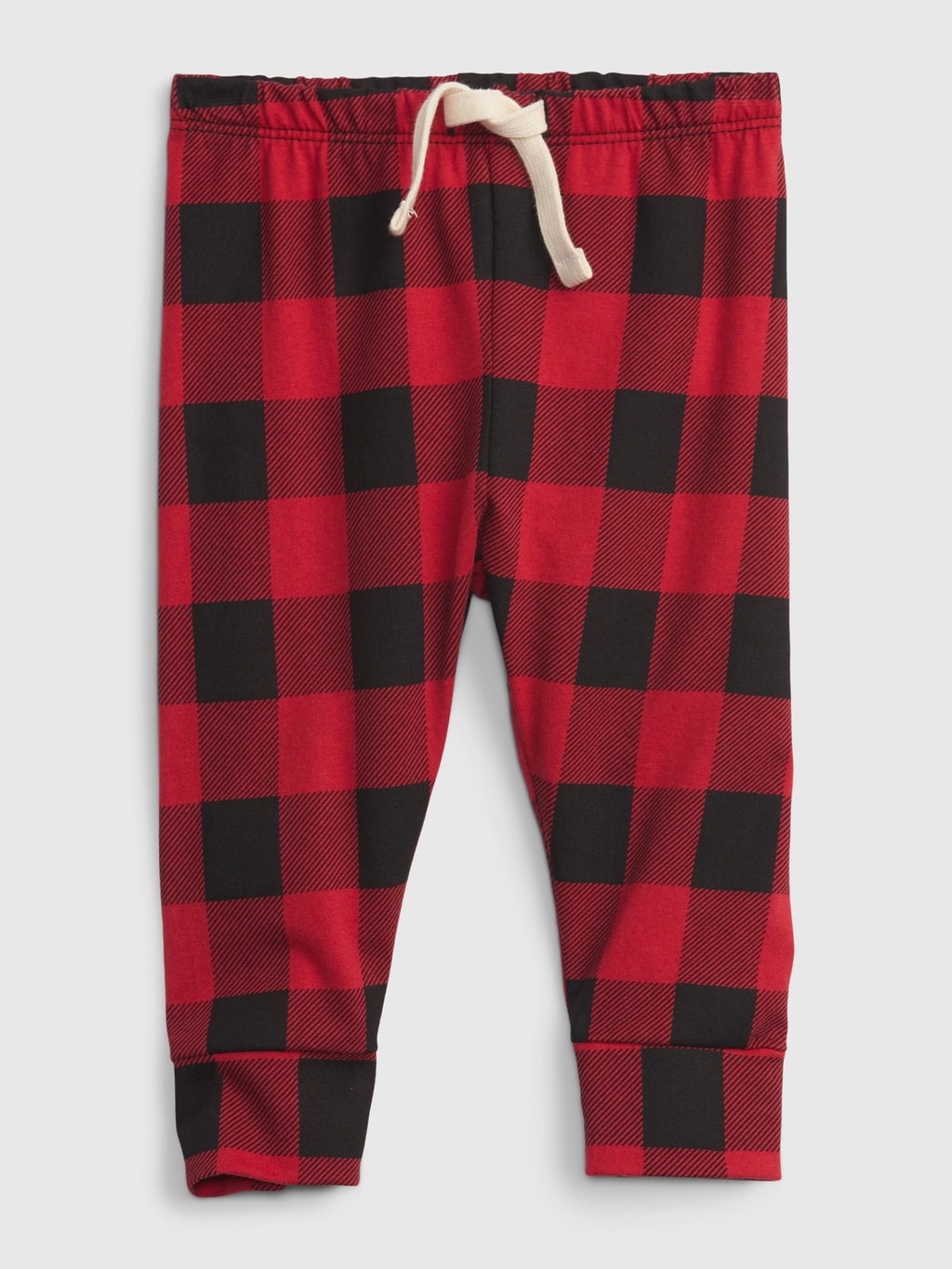 Jogger cuadros rojo