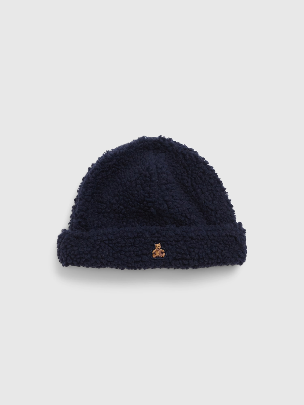 Gorro sherpa azul con osito