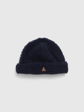 Gorro sherpa azul con osito