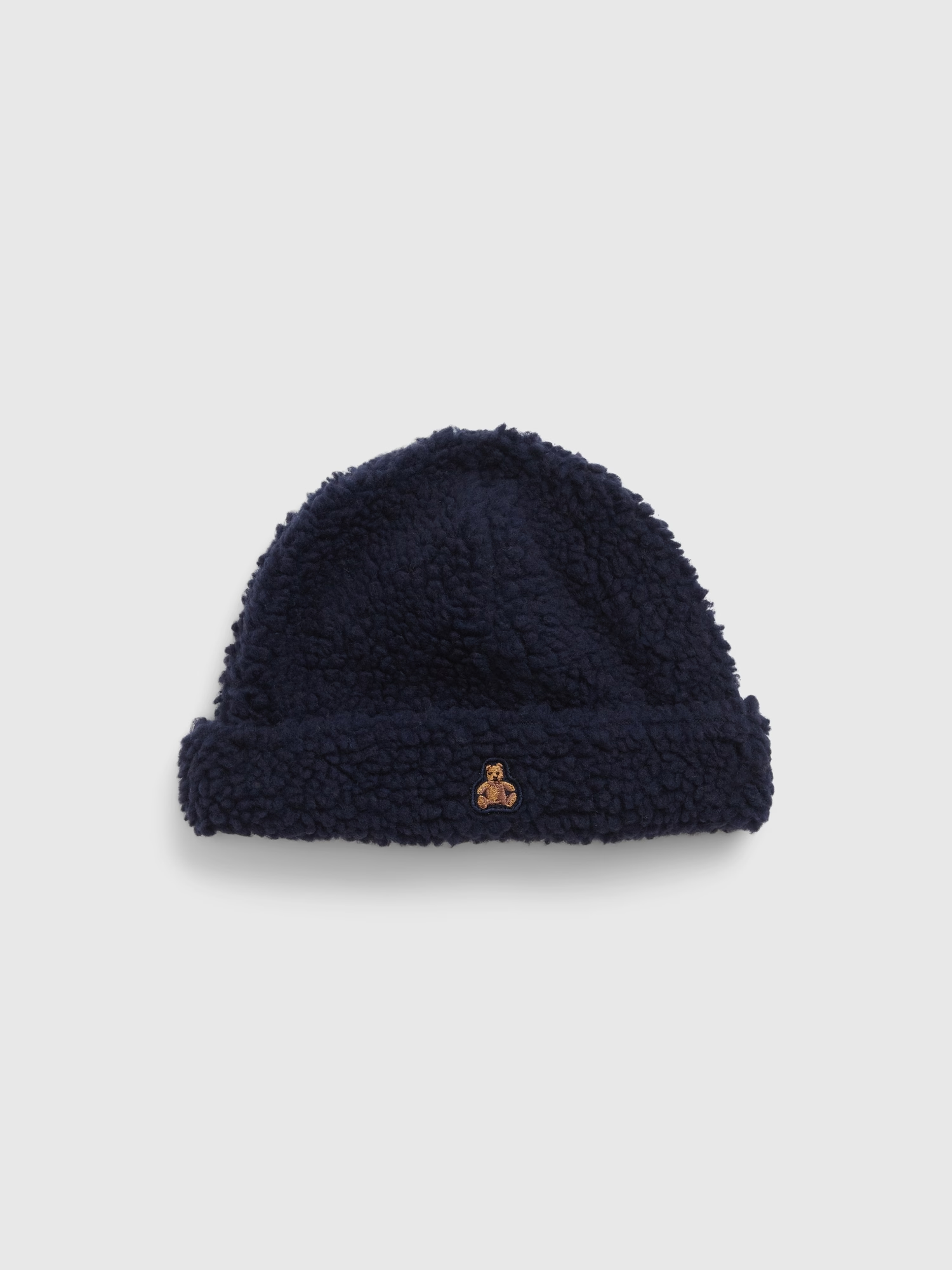 Gorro sherpa azul con osito