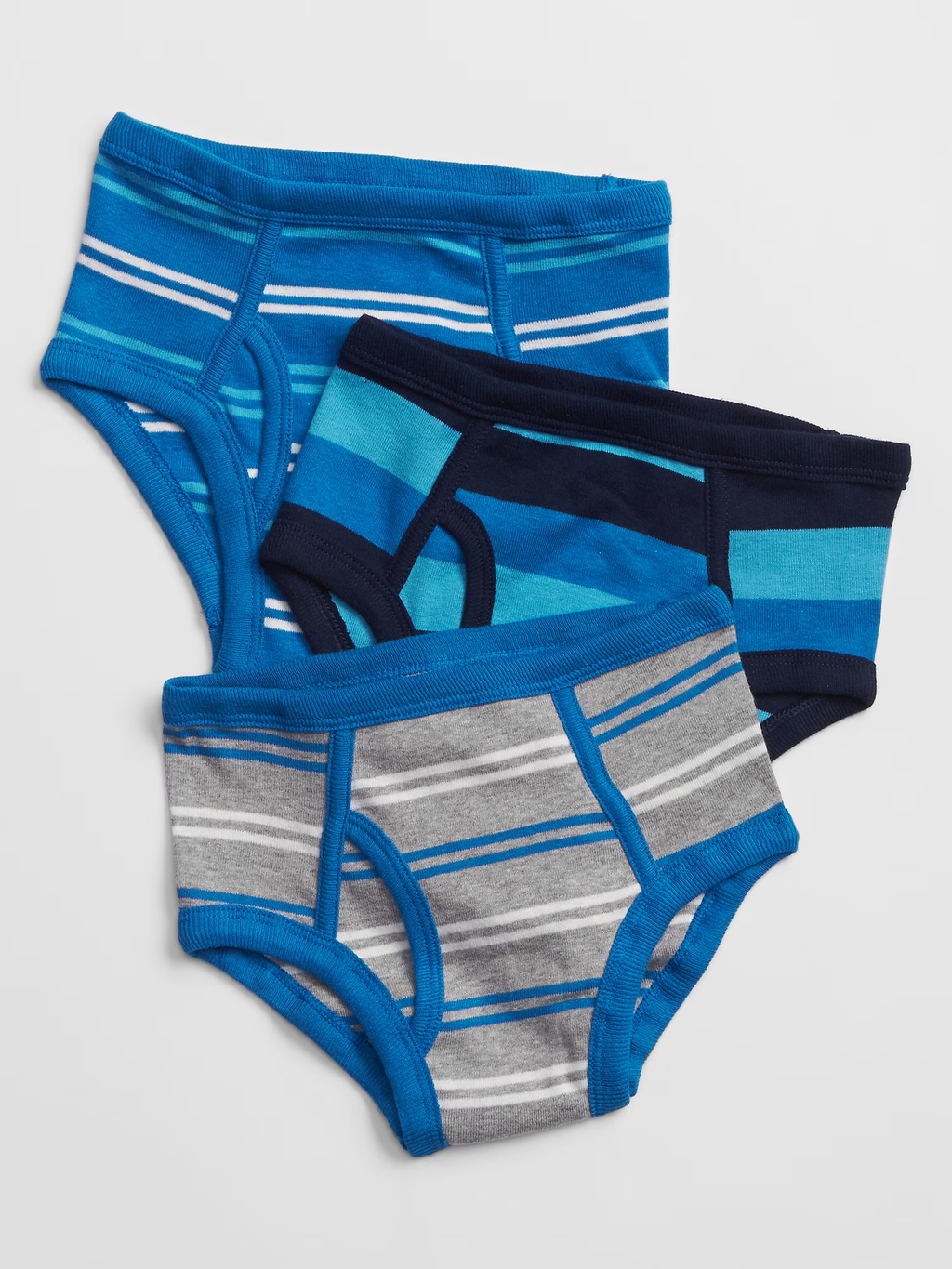 Pack 3 calzoncillos rayas azul