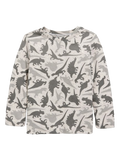Camisa manga larga estampado dinosaurios nino