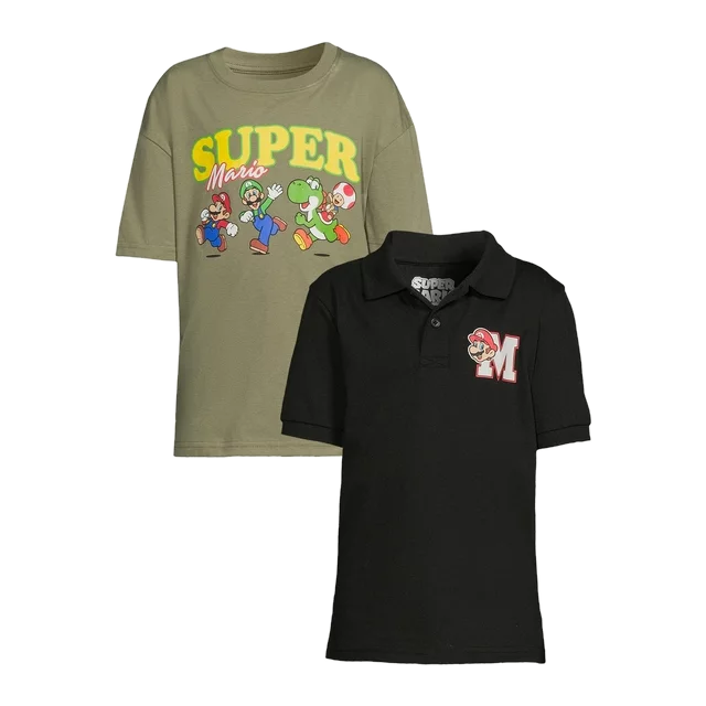 Set 2 Piezas super mario bros