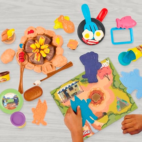 Play-Doh - Bluey Goes Camping – Set de Juego Creativo