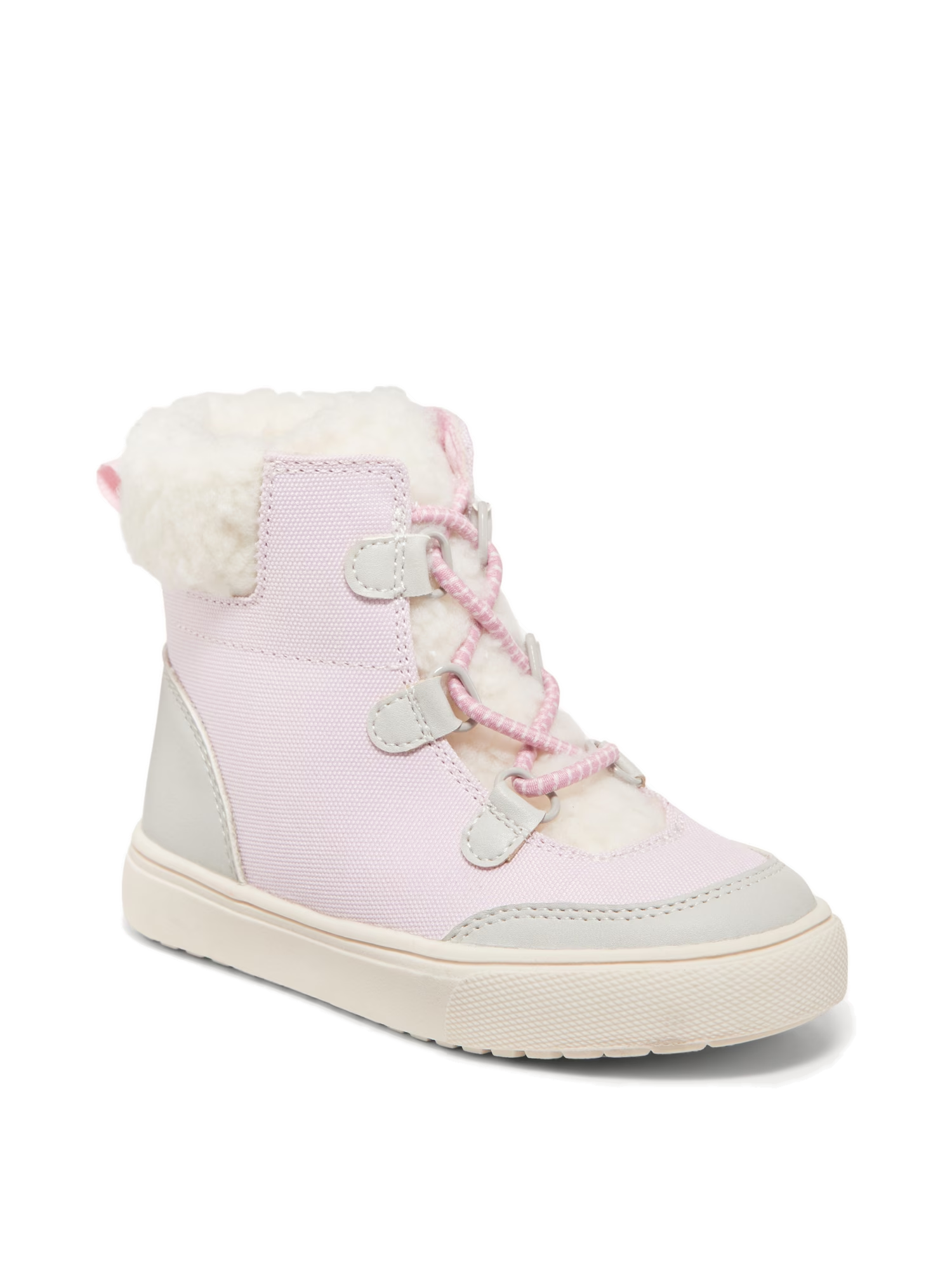 Botas nieve rosadas con peluche