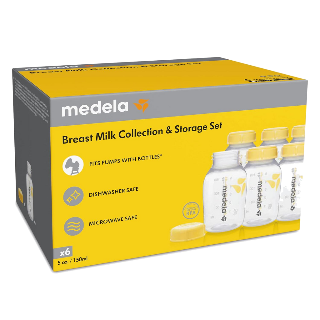 Biberones  para almacenar leche materna