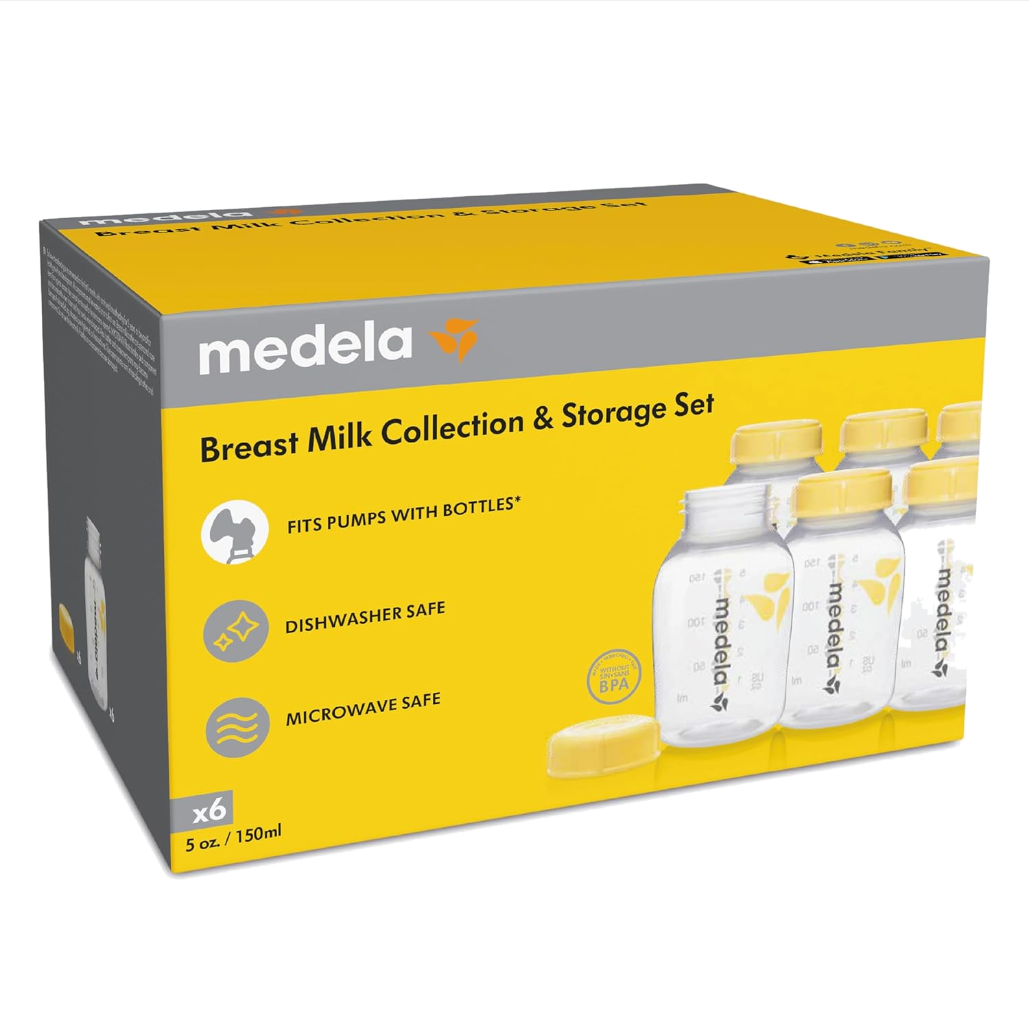 Biberones  para almacenar leche materna