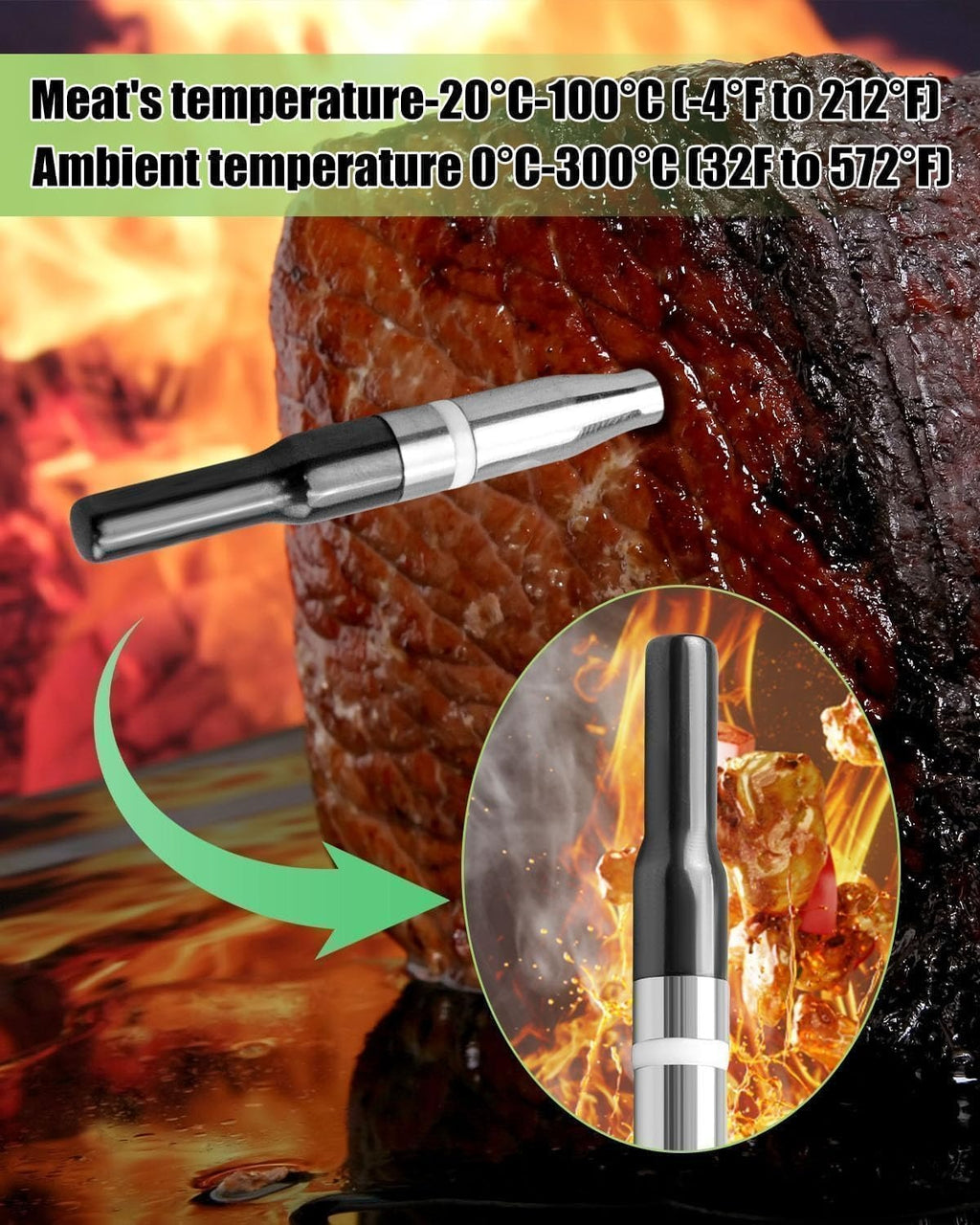 Termómetro digital para carne