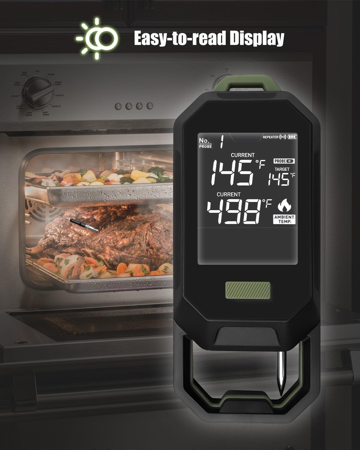 Termómetro digital para carne