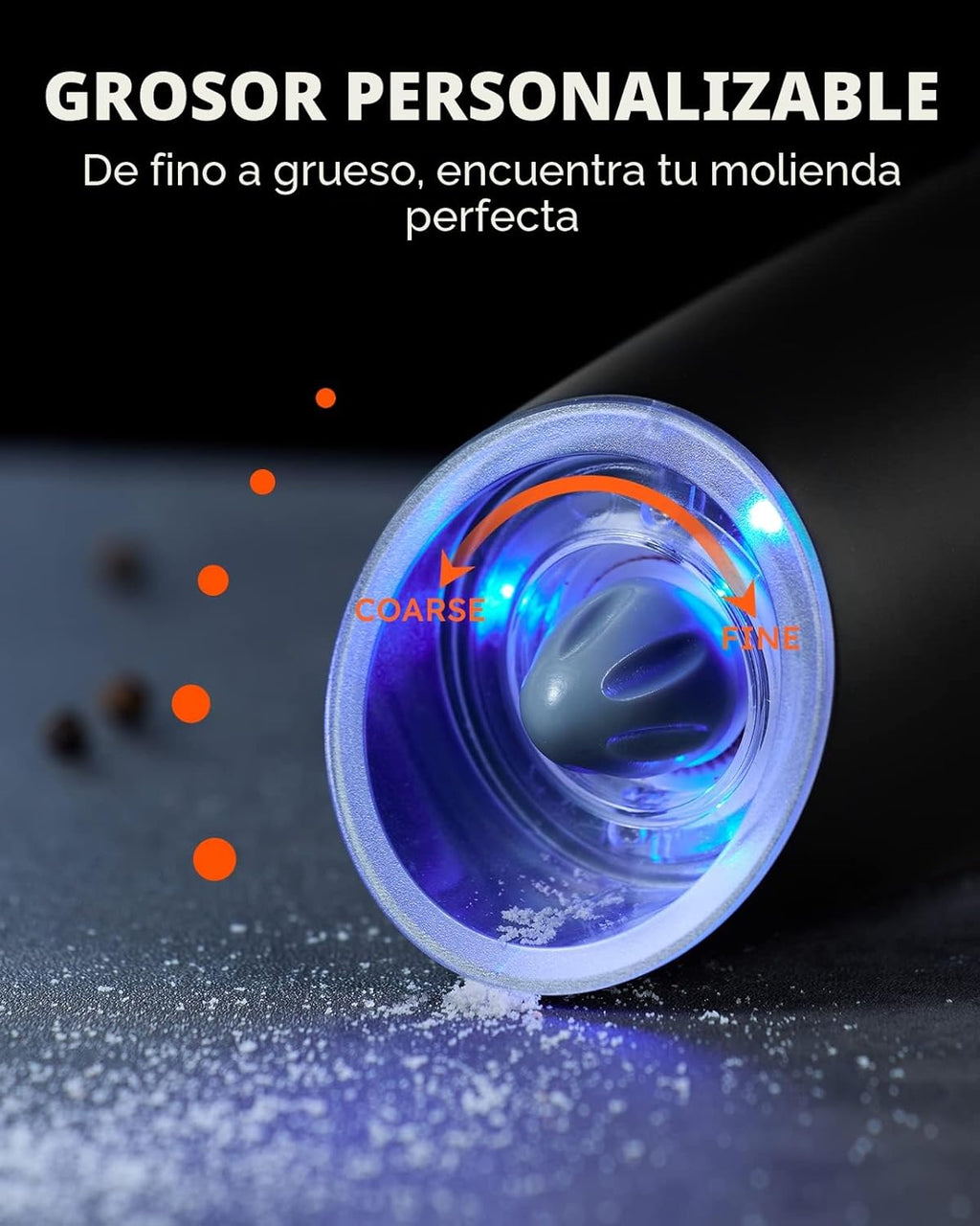 Set de 2 molinillos eléctricos