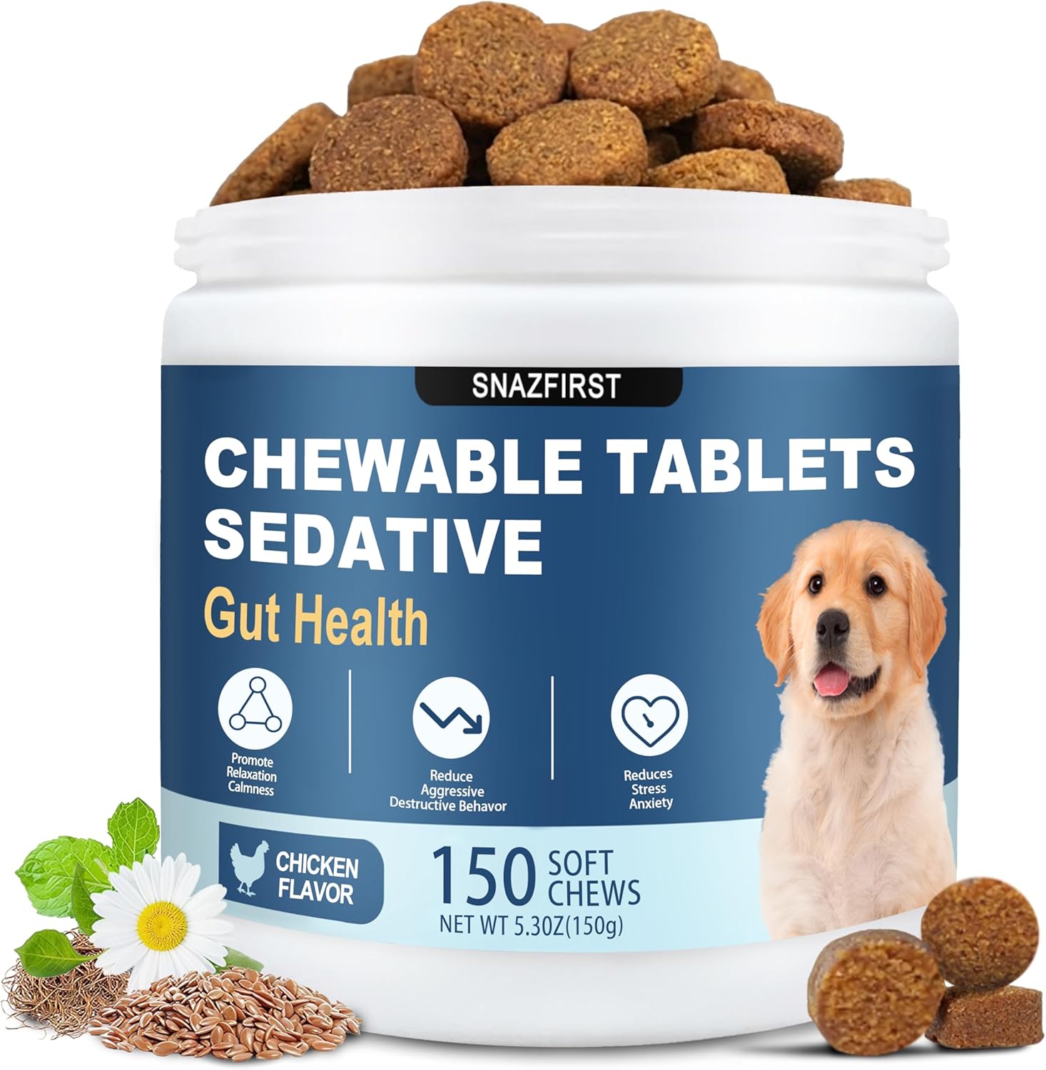 Calmantes masticables para perros