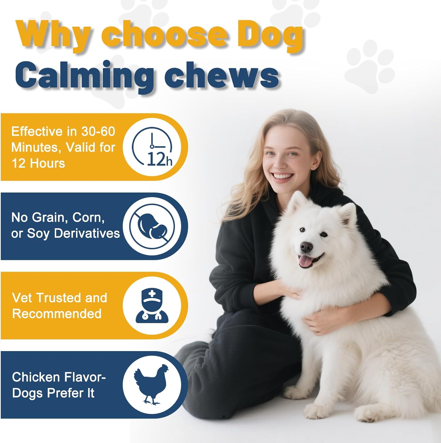 Calmantes masticables para perros