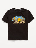 Camiseta negra oso