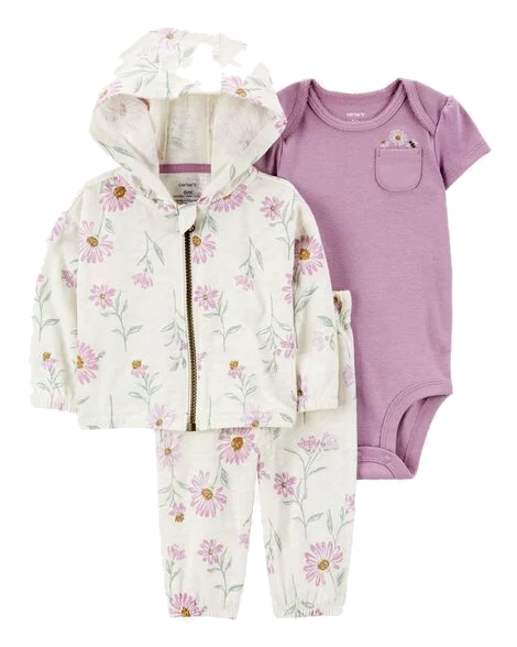Conjunto carter's bebé floral