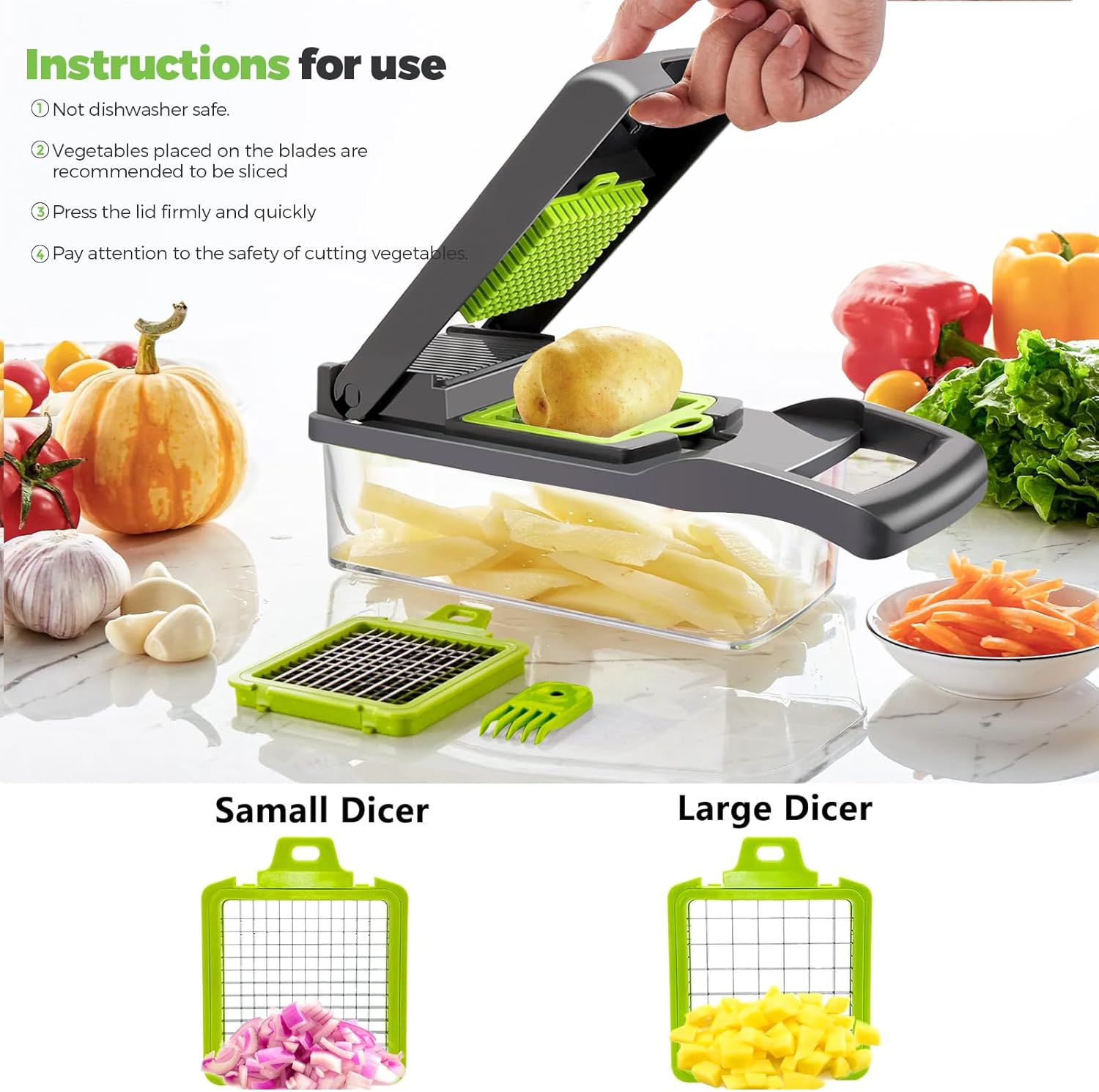 Picador de verduras multifuncional