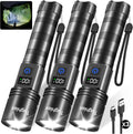 Pack 3 linternas LED recargables