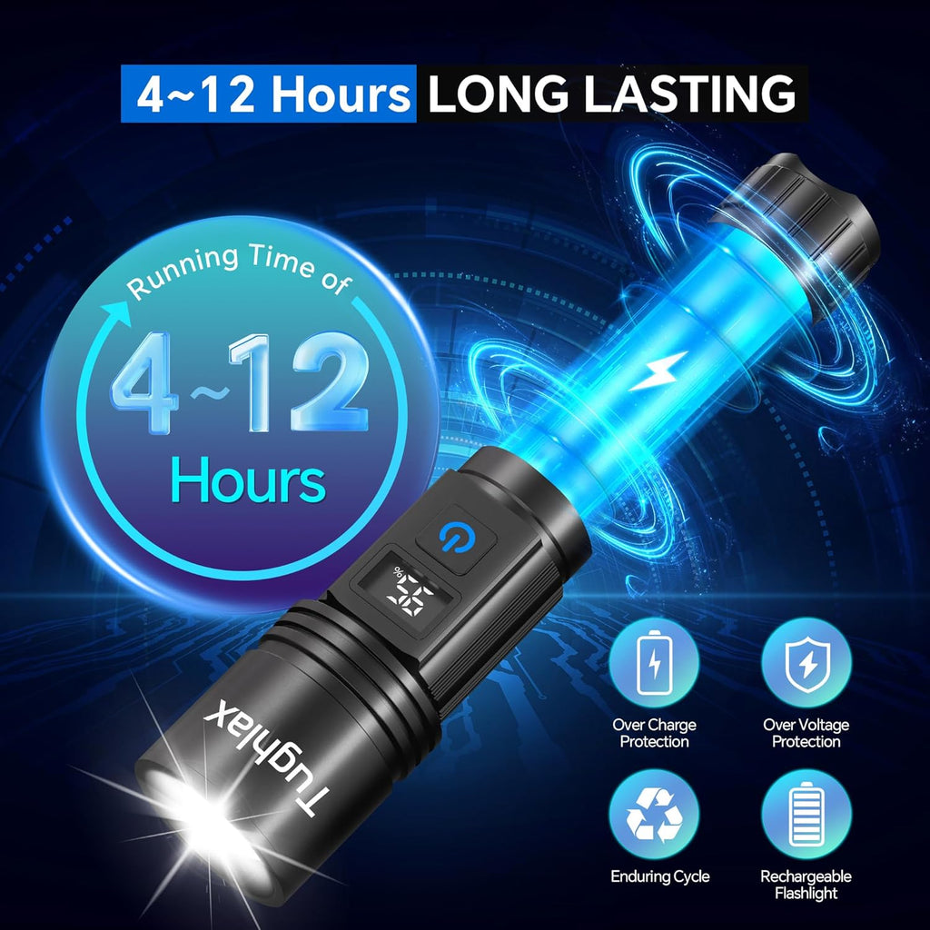 Pack 3 linternas LED recargables