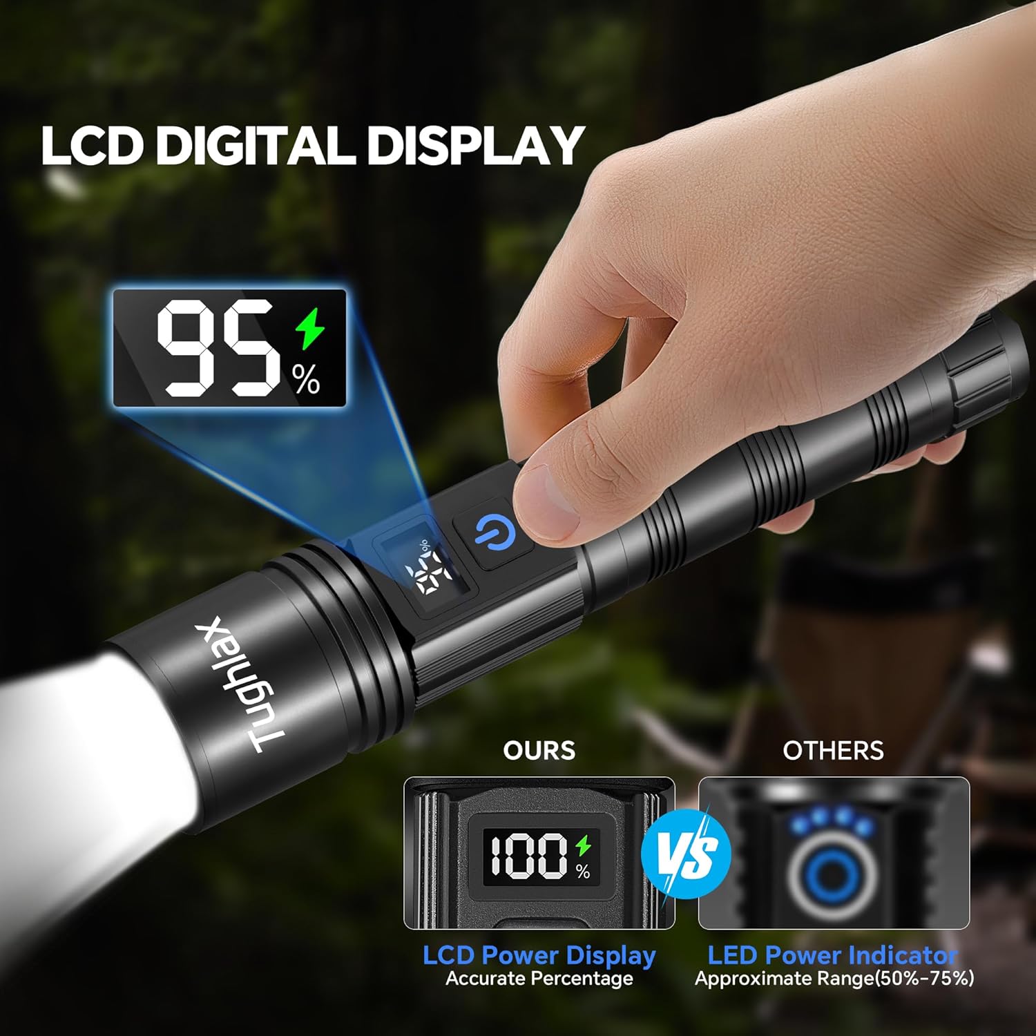 Pack 3 linternas LED recargables