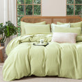 Duvet cover queen verde claro