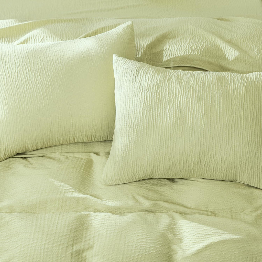 Duvet cover queen verde claro