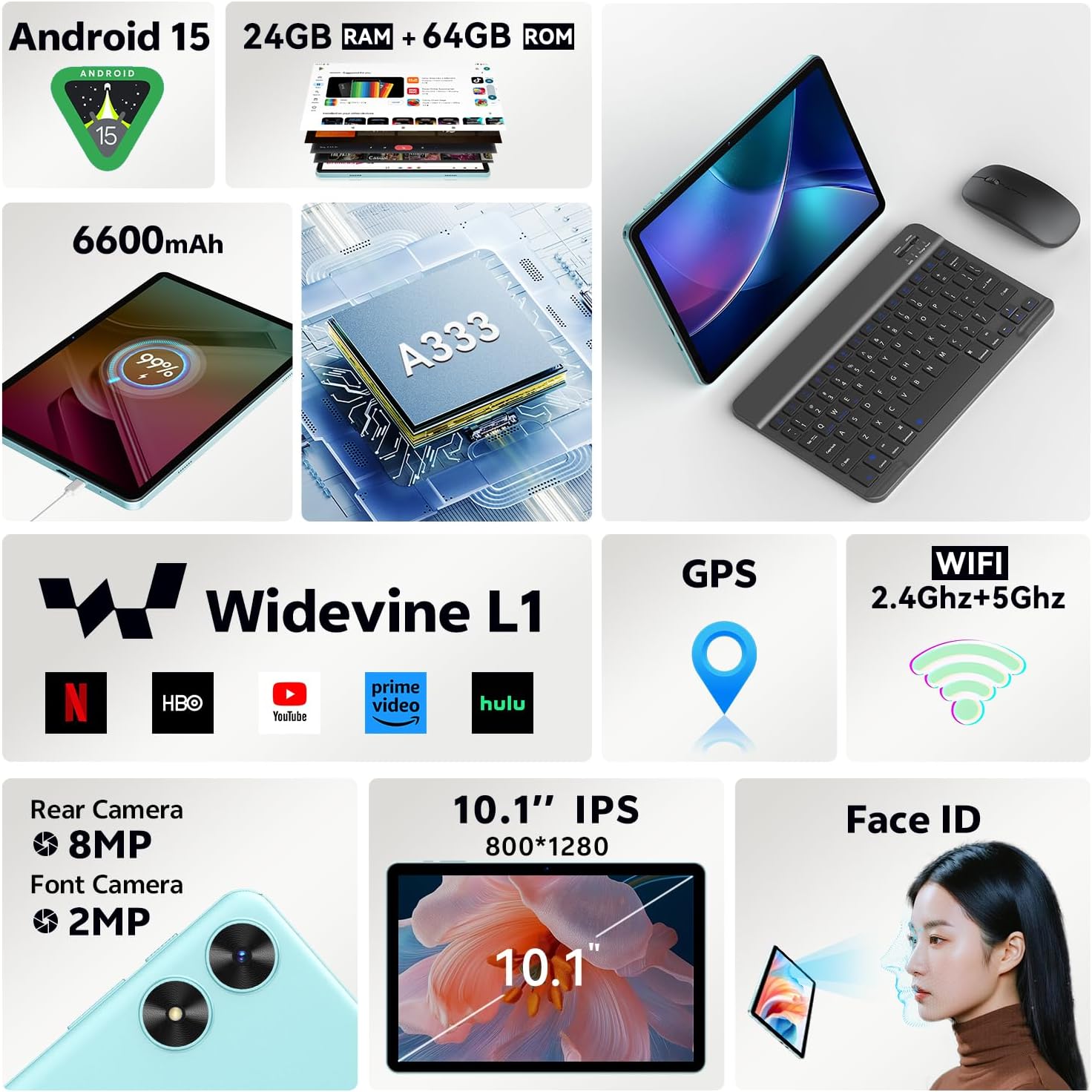 Tablet TAB P10 10.1 android 15