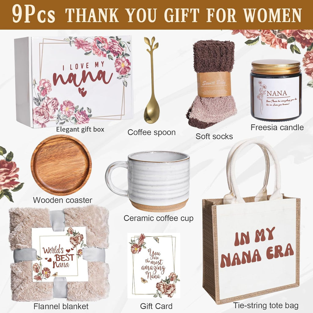 Set de regalo para abuela 9 piezas
