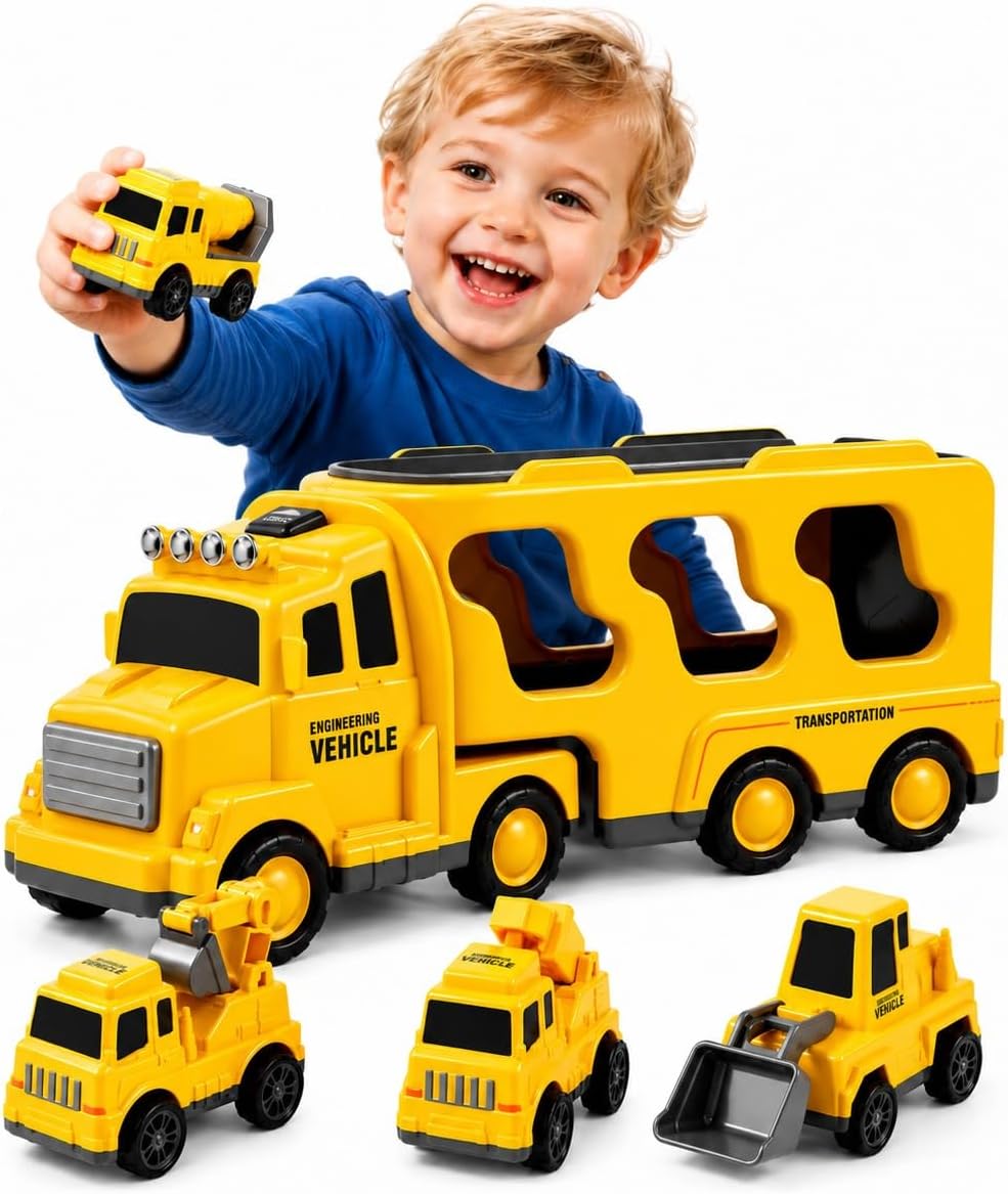 Camiones de construcción para niños