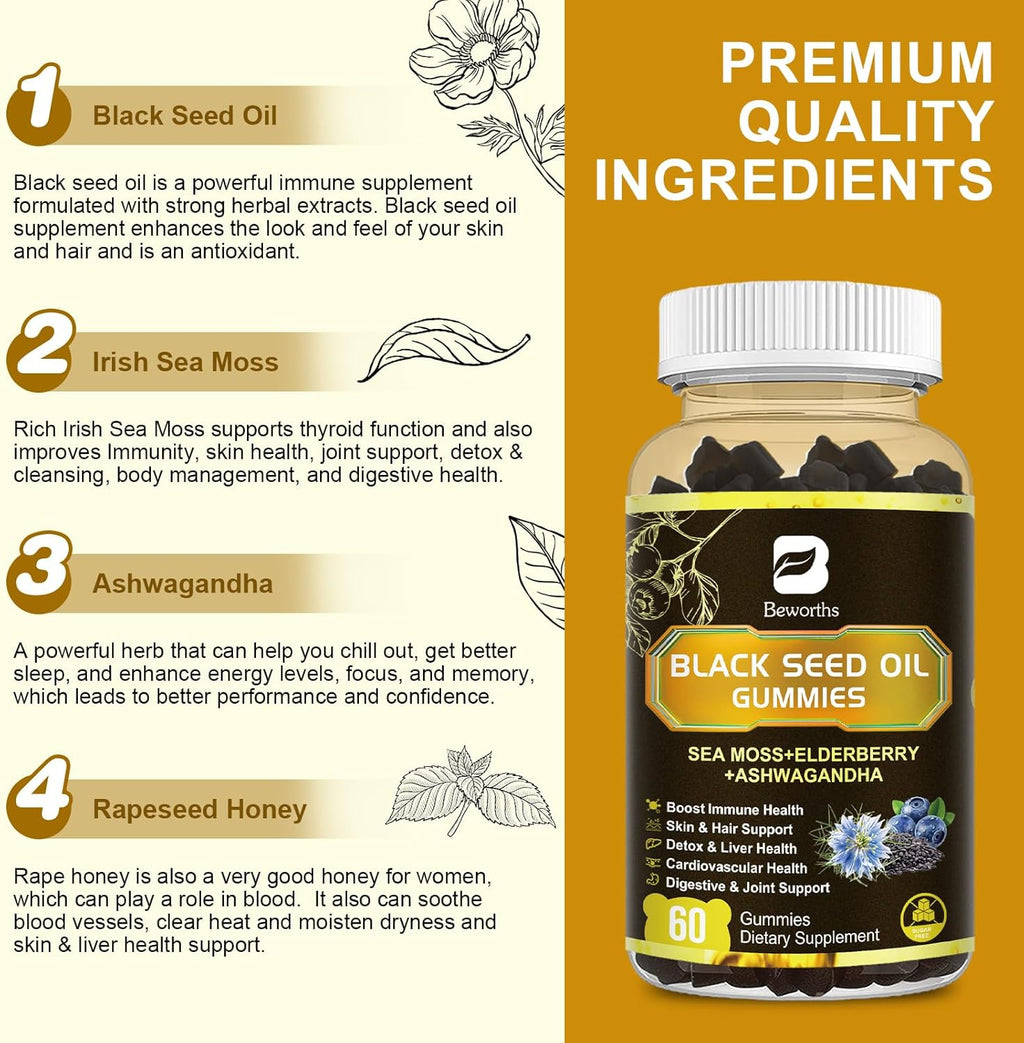 Black Seed Oil Gummies