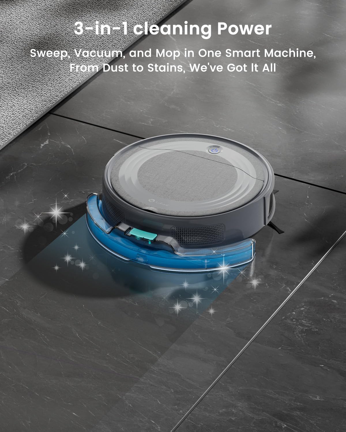 Lefant - Aspiradora Robot M310 Ultra con Función de Trapeado – 6000