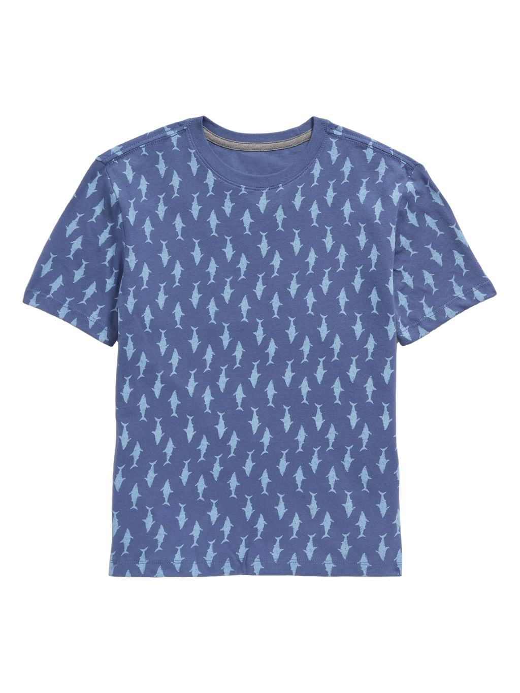Camiseta estampada tiburones  para niños