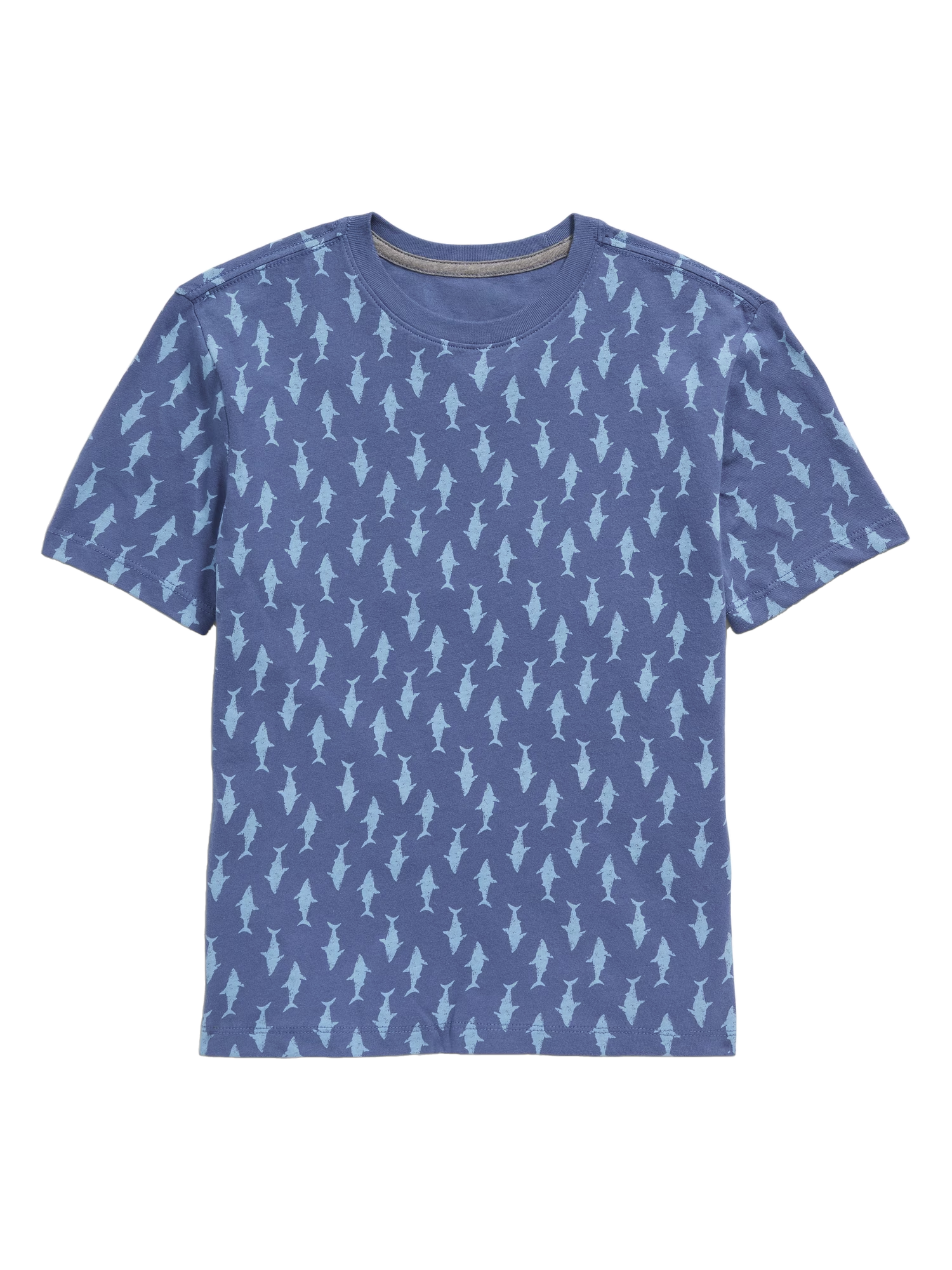 Camiseta estampada tiburones  para niños