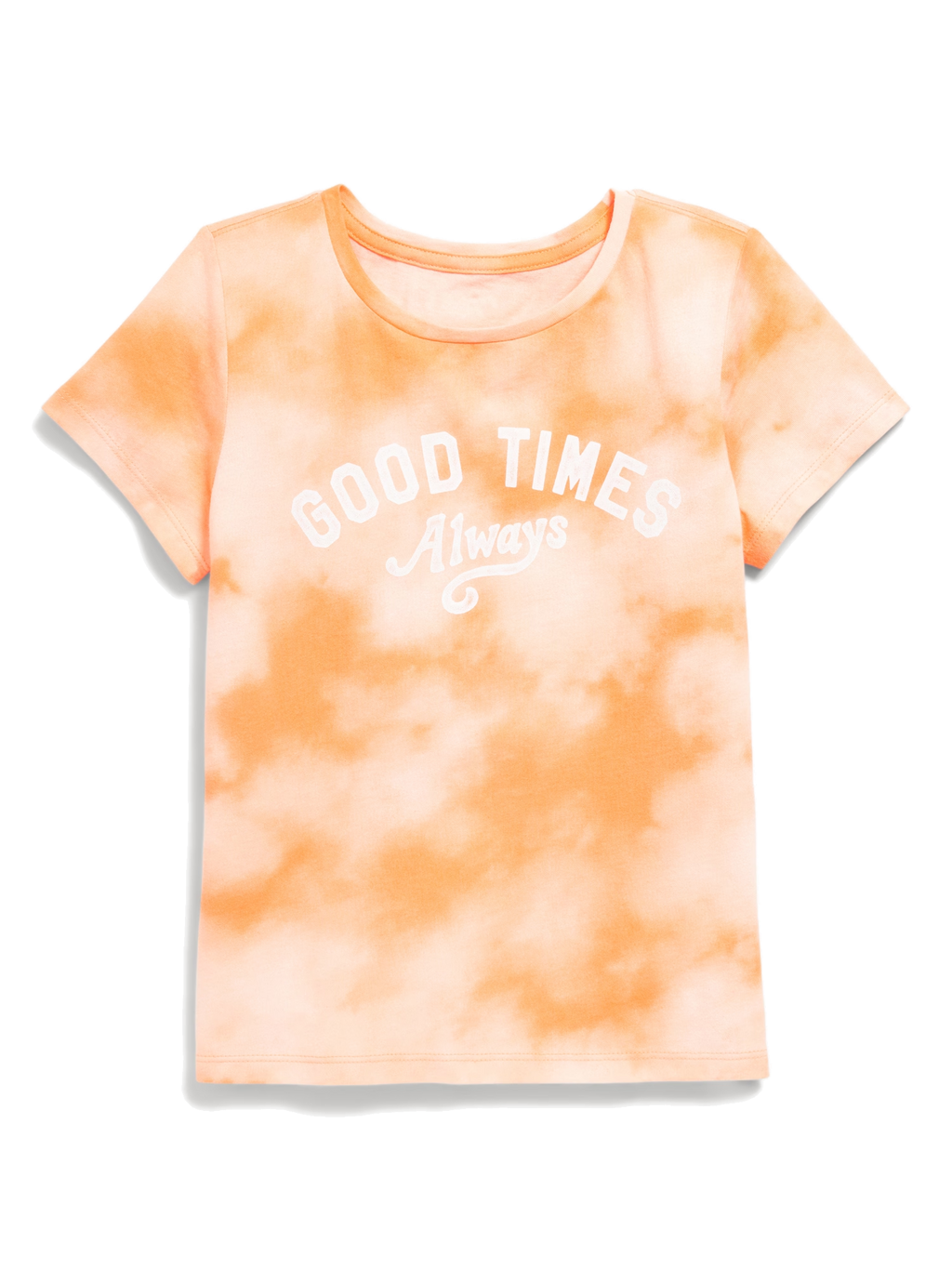 Camiseta naranja good times