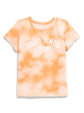 Camiseta naranja good times