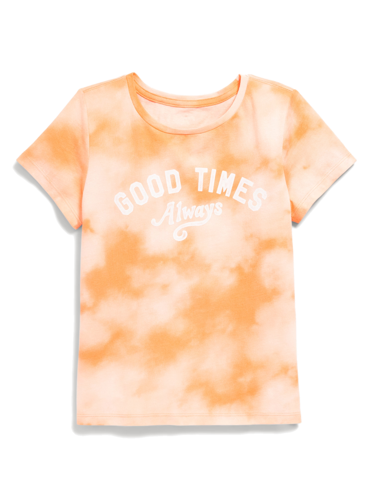 Camiseta naranja good times
