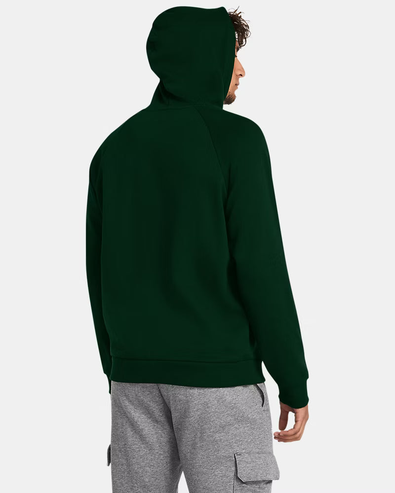 Under Armour - Hoodie Rival Fleece para Hombre – Verde Bosque