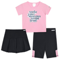 Conjunto deportivo rosado