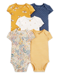 Body Carter's bebé pack x5 manga corta
