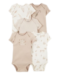 Body Carter's Bebé Pack x5 Manga Corta