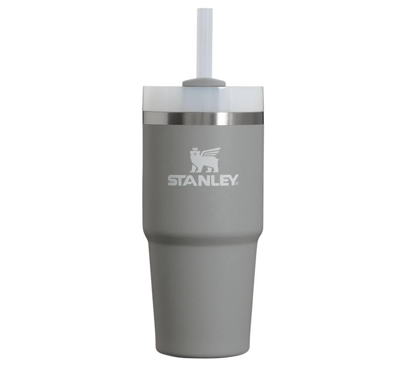 Stanley - Vaso Quencher H2.0 FlowState con Asa y Pitillo – 14 oz – Color Ash